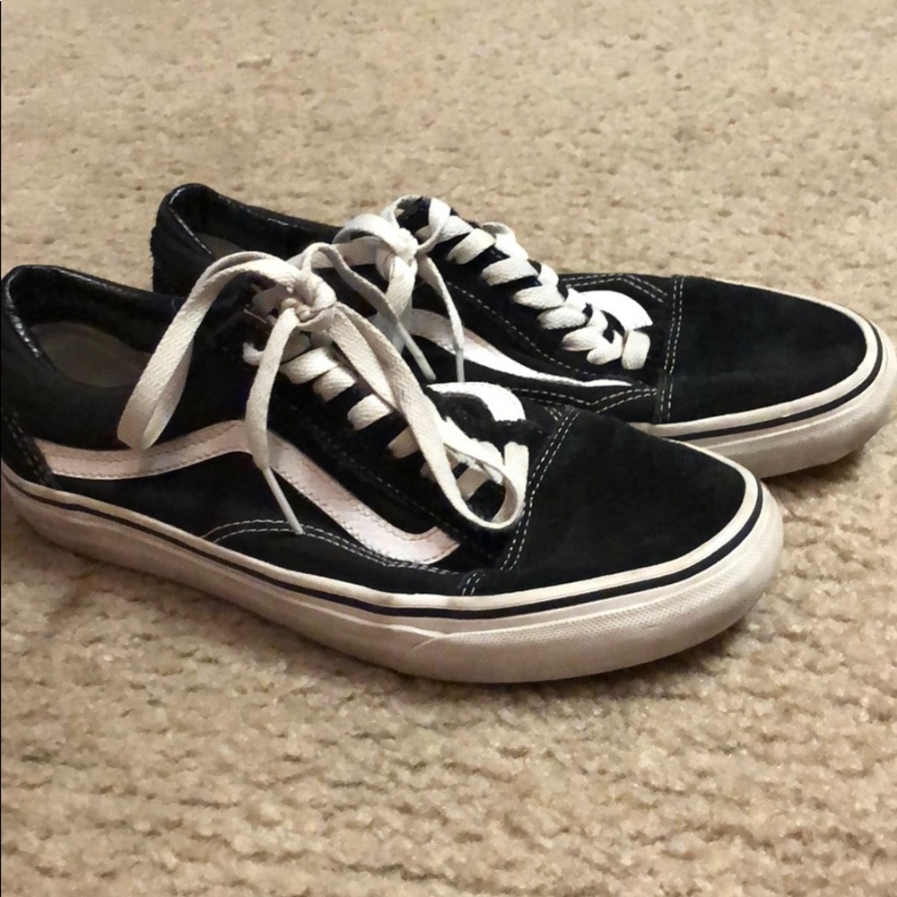 Black and White Skater Vans